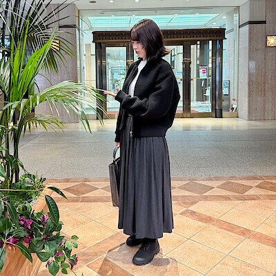 婦人 ウール混ナッピングショートブルゾン | 無印良品